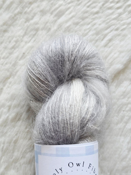 Dreamy Storm Cloud Wooly Owl Fibers